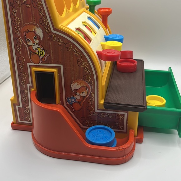 Pristine condition- 1975 Fisher Price Cash Register ORIGINAL BOX - Picture 8 of 11